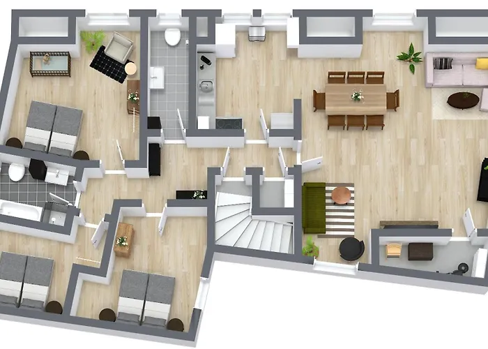 Luno - Super Zentral, Flexbetten, 2x Garage, Ps5 Apartment *